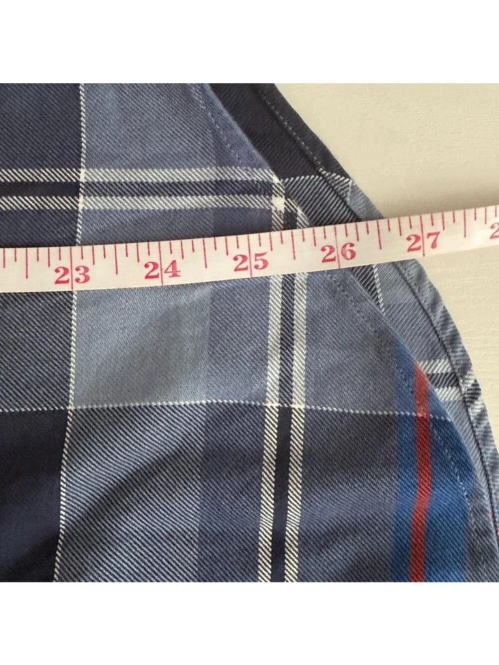 J.Crew Men's Plaid Button Front Shirt Blue Gray 100% Cotton Long Sleeve Size S